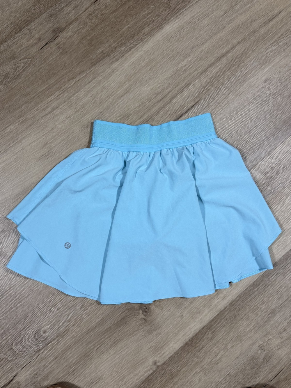 Lululemon Court Rival High-Rise Skirt Womens Size 0 Light Blue LW8AH4T
